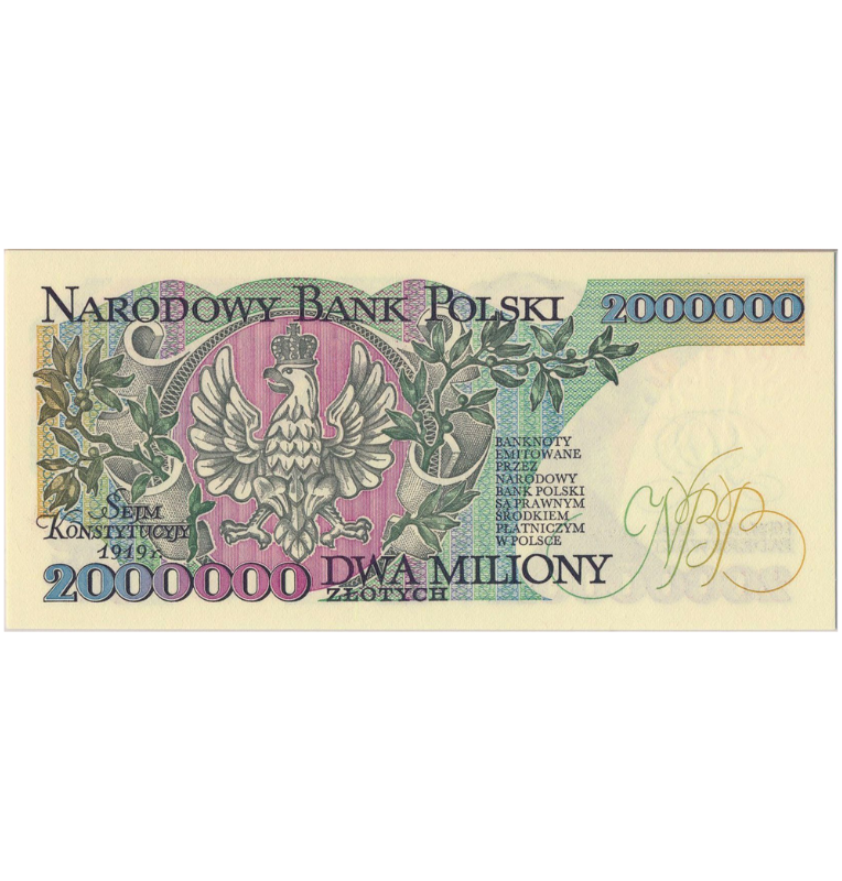 Polonia 2.000.000 1992 Pick 158a